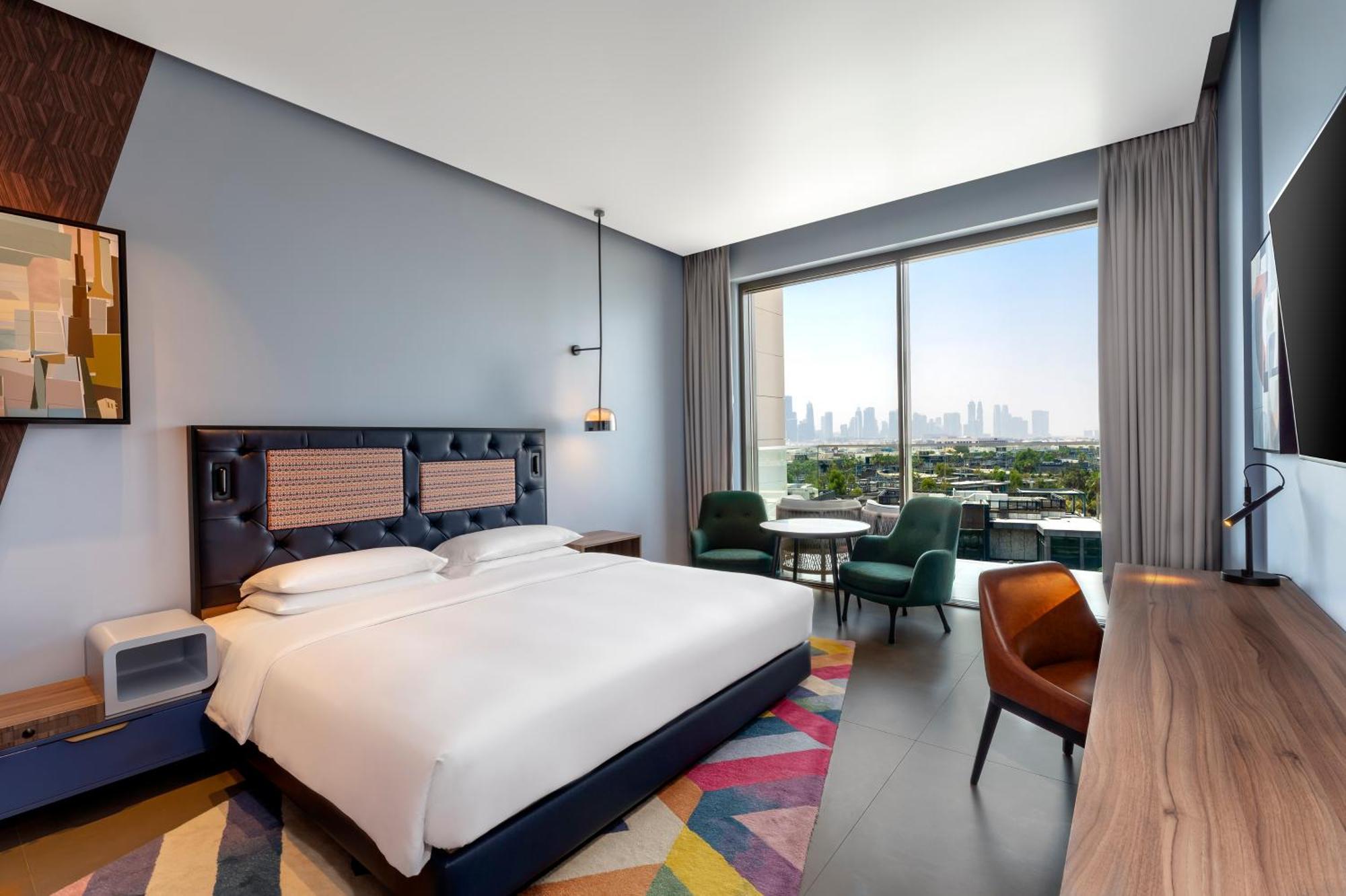 Hyatt Centric Jumeirah ดูไบ ภายนอก รูปภาพ A room at the hotel